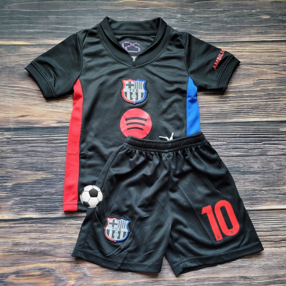 Barcelona Messi 10 kid's soccer uniform